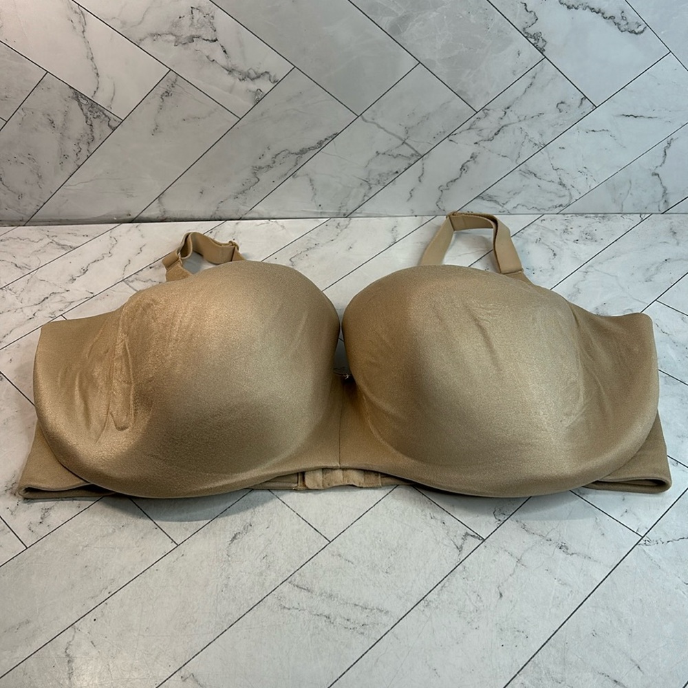 NWOT Cacique Lane Bryant Womans Bra Nude Lightly Lined Balconette UNDERWIRE 44H